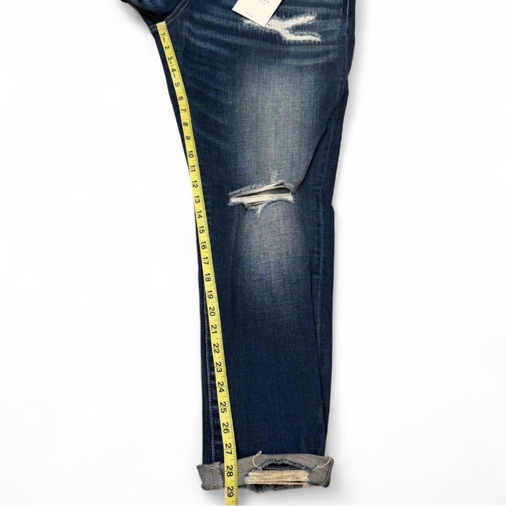 KanCan Alena Mid Rise Slim Boyfriend Jeans Women’s 15/31 Distressed Straight - Picture 6 of 7